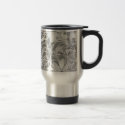 monochrome flowers mugs