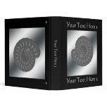 Monochrome Spiral Graphic. Binder
