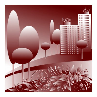 monochrome urban print by VioDeSign