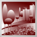 monochrome urban posters