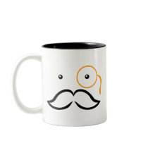 Monocle and Mustache Mug