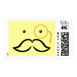 Monocle and Mustache Stamp