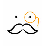 Monocle and Mustache Tee Shirts