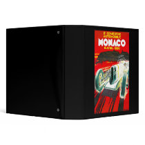 Monoco Grand Prix Vintage Travel Advertisement Binders