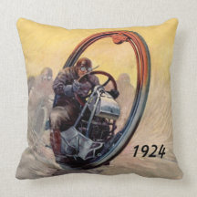 Monocycle de los años 20 almohada
