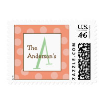 Monogram A • Polka Dots