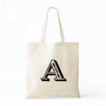 Monogram "A" Tote bags