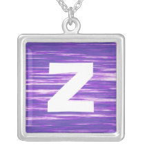Monogram Abstract 0105 Personalized Necklace