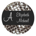 Monogram and First Names Sticker