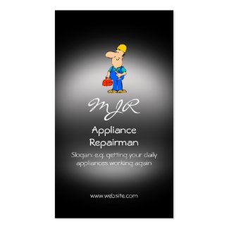 Monogram, Appliance Repairman, metal-look