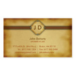Monogram Attorney at Law - Business Card business cards