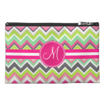 Monogram Aztec Andes Tribal Mountains Chevron Travel Accessories Bags