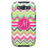 Monogram Aztec Andes Tribal Mountains Chevron Galaxy S3 Case