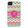 Monogram Aztec Andes Tribal Mountains Chevron iPhone 4 Case-Mate Case
