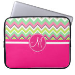 Monogram Aztec Andes Tribal Mountains Chevron Laptop Computer Sleeve