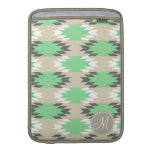 Monogram Aztec Andes Tribal Native American Sleeves For MacBook Air