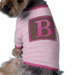 monogram b pet t-shirt