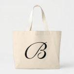 Monogram "B" Tote Bag | Zazzle