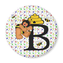 Monogram "B" Magnet
