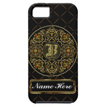 Monogram B Vibe Important View Notes Please iPhone 5 Cases