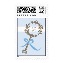 Monogram Baby Rattle Stamp