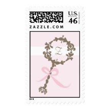 Monogram Baby Rattle Stamp