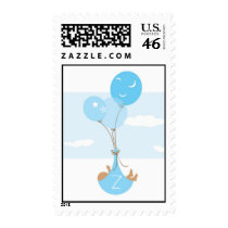 Monogram Balloon Baby Stamp - Boy