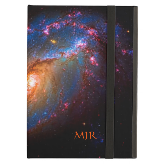 Monogram Barred Spiral Galaxy NGC 1672 iPad Folio Case
