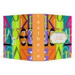 Monogram binders greek alphas background