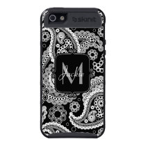 Monogram Black Paisley Skinit iPhone 5 Cover