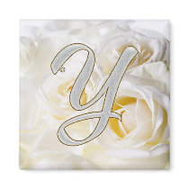monogram-Bling inital Y magnets