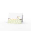 Monogram Bumble Bee Note or Thank You Card card