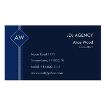 Monogram Business Card