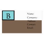 Monogram business cards-classy business cards