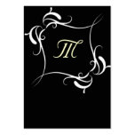 Monogram businesscards business cards