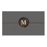 Monogram businesscards business cards