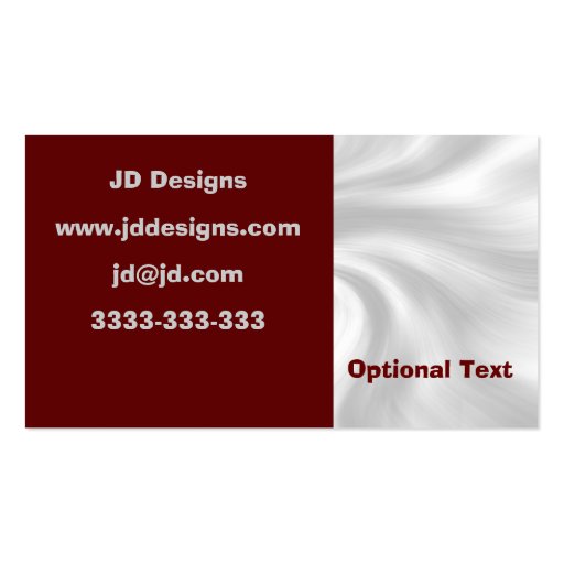 Monogram businesscards business card templates (back side)