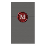 Monogram businesscards business cards