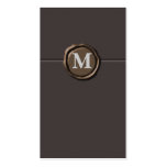 Monogram businesscards business cards