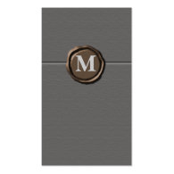 Monogram businesscards business cards