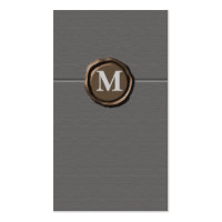 Monogram businesscards business cards