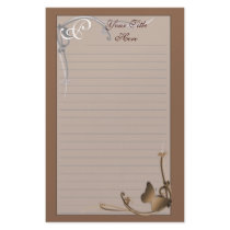 Monogram Butterfly Stationery