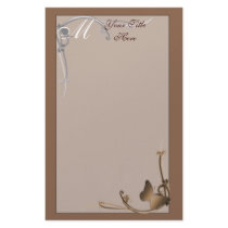 Monogram Butterfly Stationery by Customizables Monogram Butterfly Stationery
