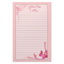 Monogram Butterfly Stationery