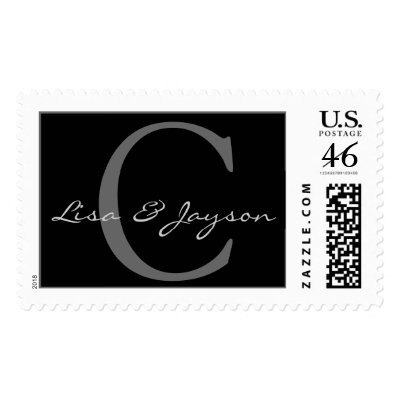 Monogram C and First Names Stamp