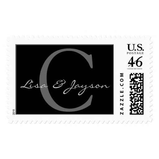 Monogram C and First Names Stamp