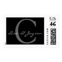 Monogram C and First Names Stamp by monogramgallery Monogram C and First Names Stamp
