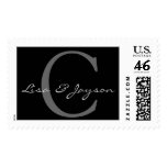Monogram C and First Names Stamp