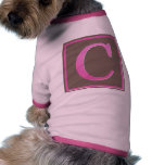 monogram c doggie t-shirt