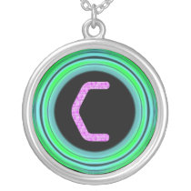 Monogram "C" necklaces